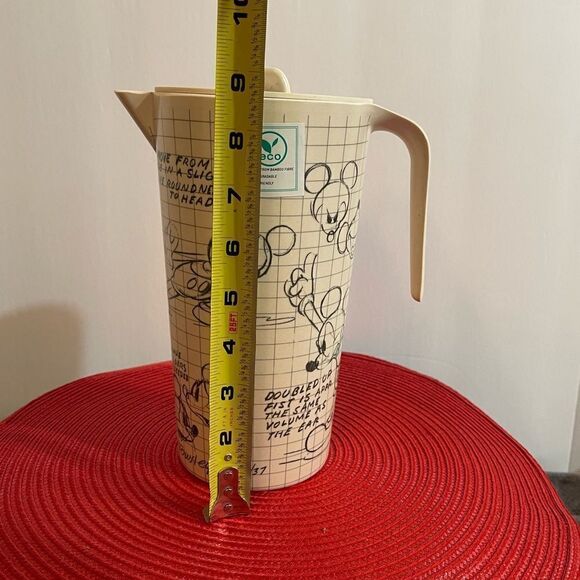 Disney Mickey Sketchbook Bamboo Pitcher NWT - Picture 6 of 9